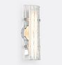 Willamette 16&quot; LED Clear Fluted Glass Wall Sconce