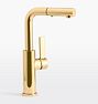 Corsano Blade Handle Pull Out Kitchen Prep Faucet