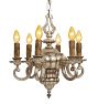 Weighty Silver Plated Sheffield-Style Chandelier