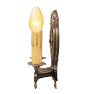 Vintage Classical Revival Double Candle Sconce