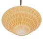 Burnished Antique Pendant With Vintage Stepped Shade