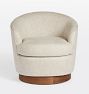 Roslyn Leather Swivel Chair