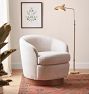 Roslyn Leather Swivel Chair