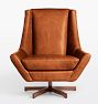 Parkrose Leather Swivel Chair