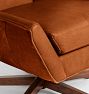 Parkrose Leather Swivel Chair