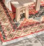 Ortakoy Indoor/Outdoor Rust Flatweave Rug