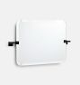 Meadows Frameless Rounded Rectangle Pivot Mirror