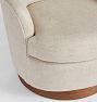 Roslyn Leather Swivel Chair