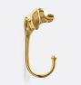 Cast Brass Dog Hook