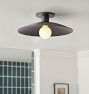 Crawford Flush Mount, Metal Shade