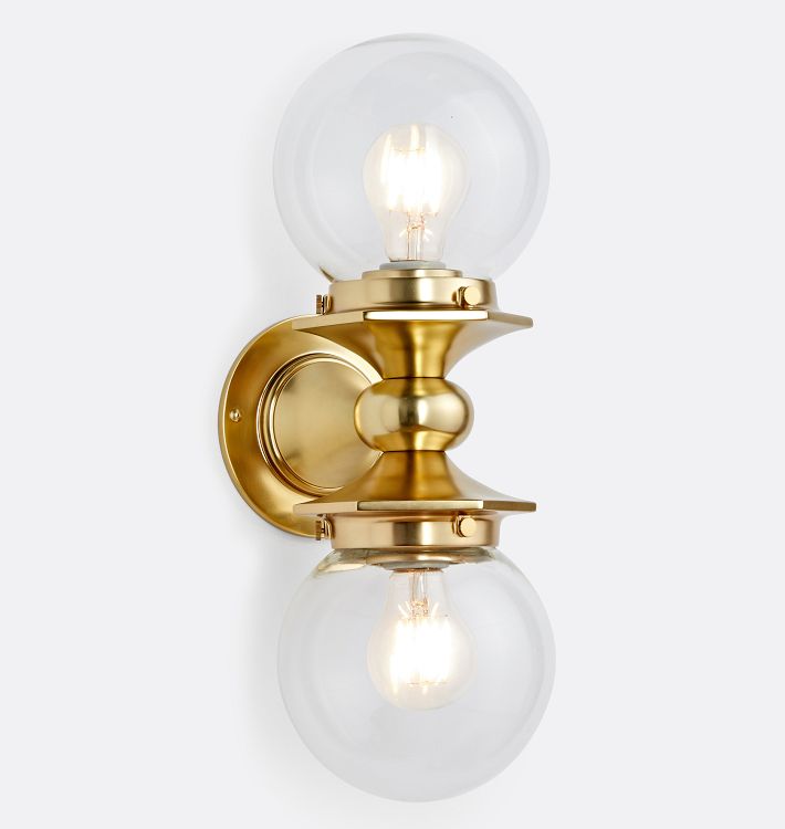 Pittock 3-1/4&quot; Double Sconce