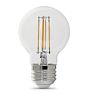 FEIT LED filament G16.5 Clear 5.5W 60We Bulb 2 Pack