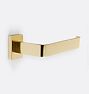 Yaquina Toilet Paper Holder, Aged Brass