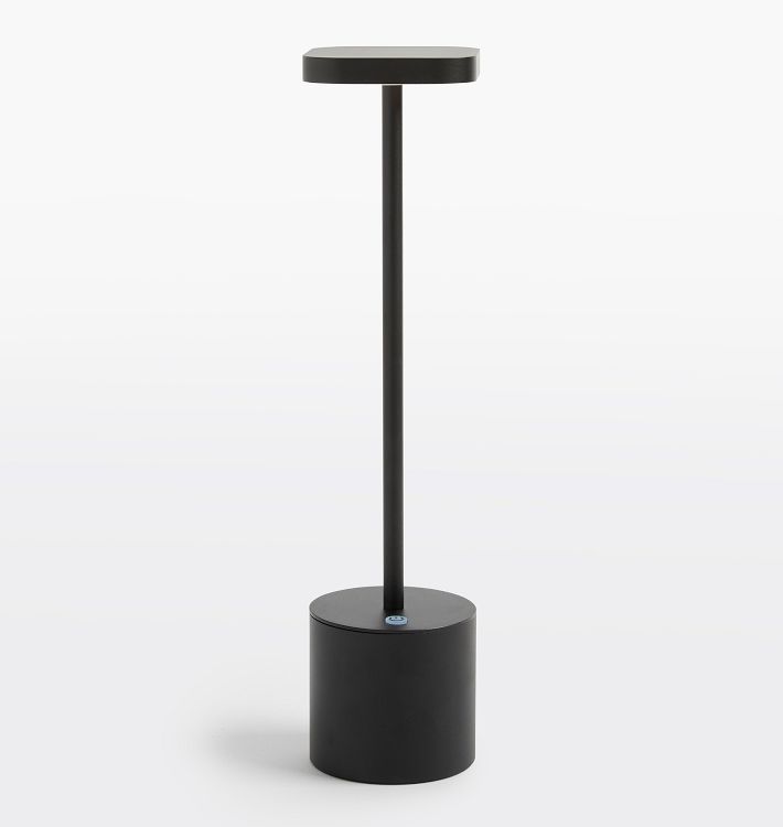 Holden Outdoor Rechargeable LED Table Lamp Black