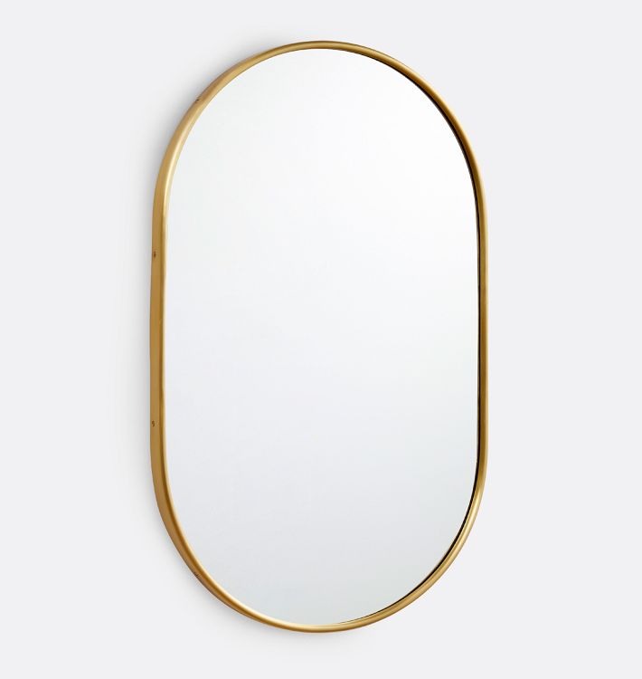 Pill Metal Framed Mirror