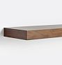 Floating Wood Shelf with 2&quot; Height