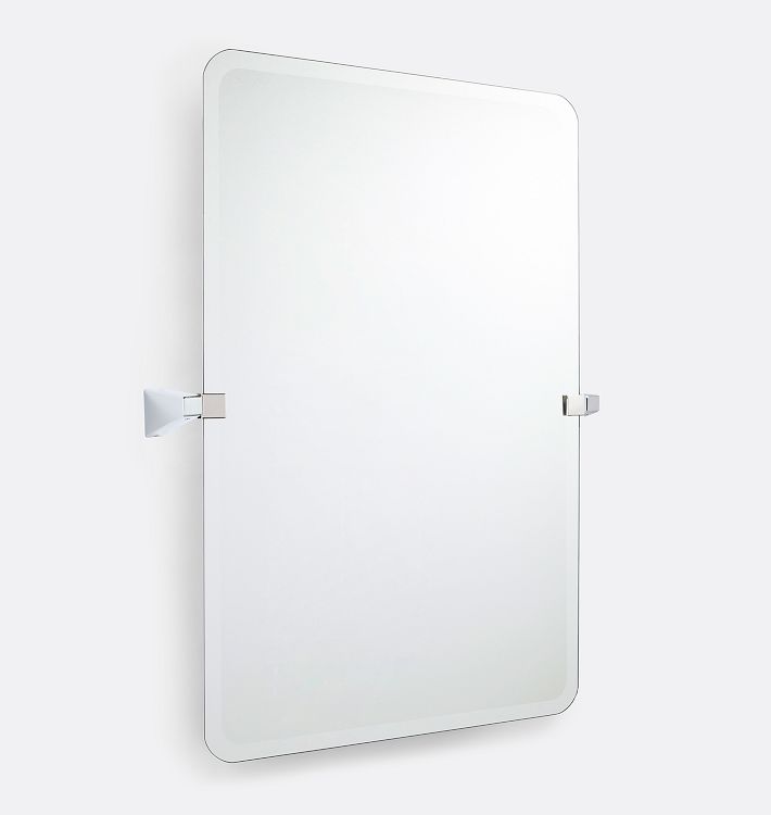 Blair Frameless Rounded Rectangle Pivot Mirror