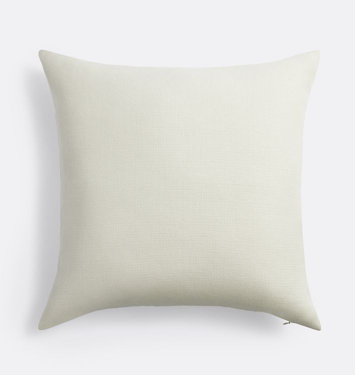 OPEN BOX Solid Linen Pillow Cover - Ivory