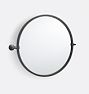 Eastmoreland Round Pivot Mirror, 24" x 24" - Oil-Rubbed Bronze