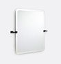 Allenglade Frameless Rounded Rectangle Pivot Mirror