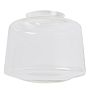 6-1/2&quot; Clear Schoolhouse Drum, 3-1/4&quot; Fitter Shade