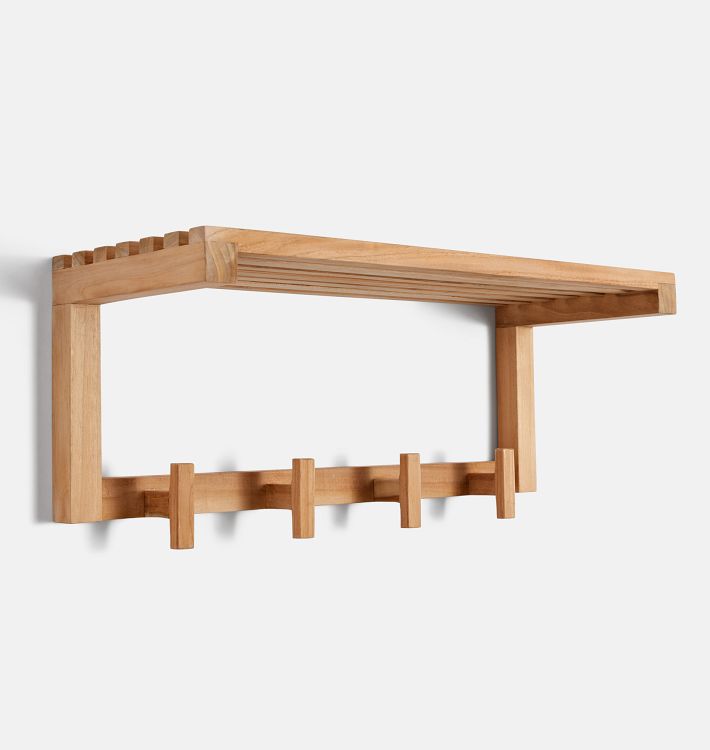 Adela Teak Hook Rack