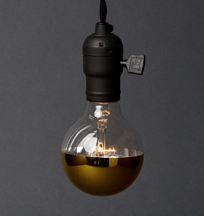 G25 Half Gold 40W Bulb