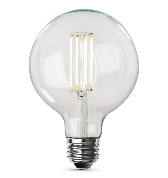 FEIT LED Filament G40 Clear 11W 100We Bulb