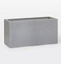 OPEN BOX: Modern Fiberstone Rectangle Planter