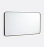 Double Vanity Rounded Rectangle Metal Framed Mirror - Oil-Rubbed Bronze