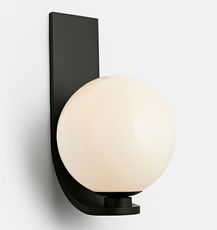 Wagner Sconce, Oil-Rubbed Bronze - 10" Globe Shade