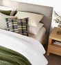 Valley Bed with Upholstered Headboard