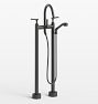 Rigdon Lever Handle Floor Mounted Tub Filler With Handshower