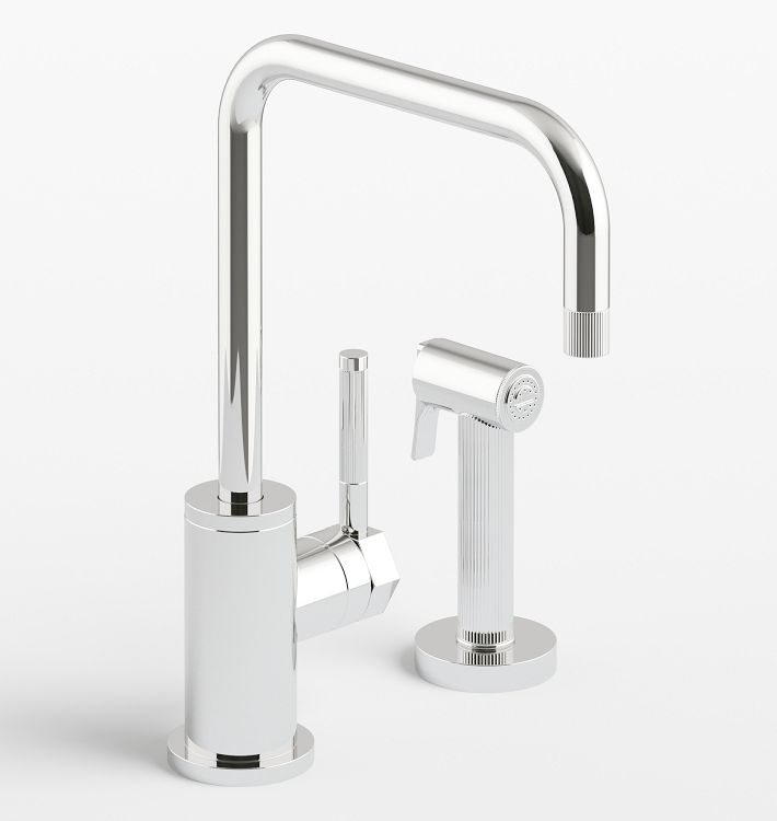 Sutton Single Hole Kitchen Faucet with Sprayer