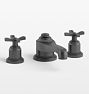 Rigdon Cross Handle Widespread Bathroom Faucet