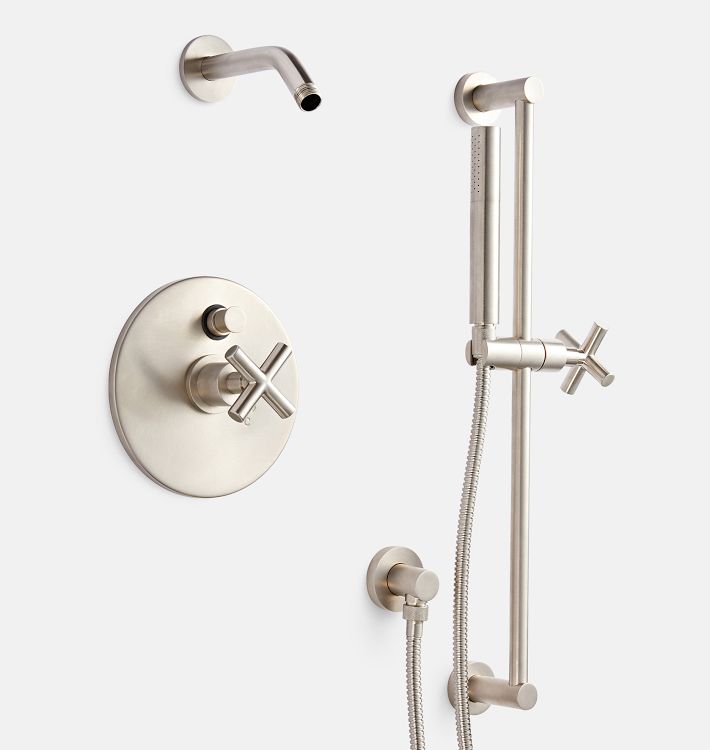 Waterhouse Pressure Balanced Shower Set with Handshower, Brushed Nickel