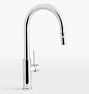 Corsano Blade Handle Pull Down Kitchen Faucet