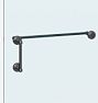 Connor 6&quot; Shower Door Pull and 18&quot; Towel Bar
