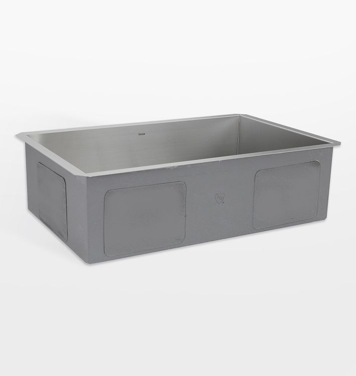 Holt Stainless Steel Single Kitchen Sink - 28" x 18" x 12"