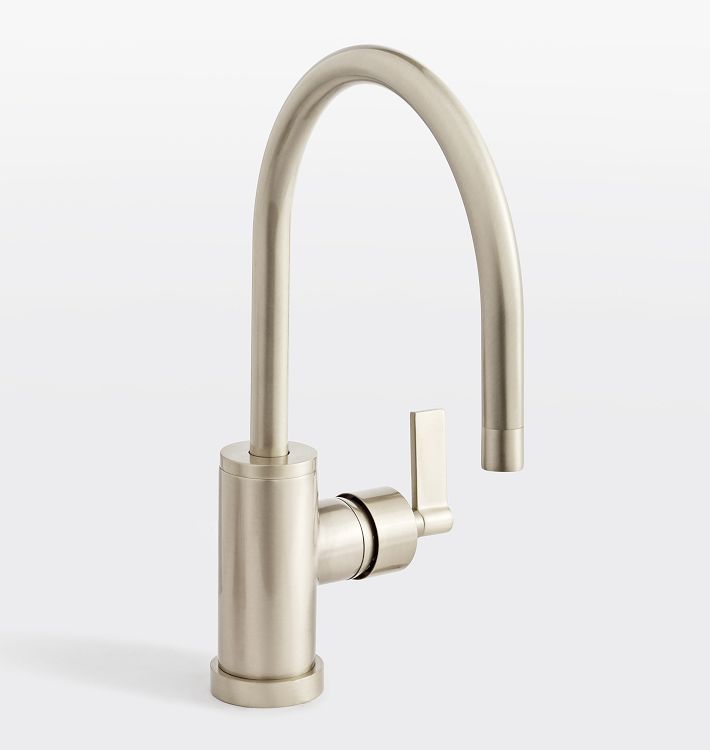 West Slope Lever Handle Single Hole Kitchen Faucet