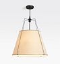 Conical 24" Pendant, Oil-Rubbed Bronze - Sand Shades - 42-5/8" Length