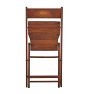 Vintage Dark Oak Folding Chair