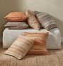 Textured Woven Stripe Pillow Cover