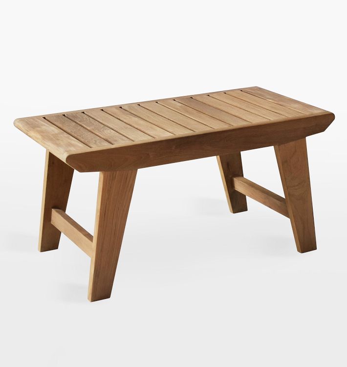 Devin Teak Bench Side Table