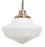 Rose City Pendant with Vintage Schoolhouse Shade