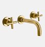 Tiburon Cross Handle Wall Mount Faucet