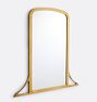 Felicity Mantle Mirror, 24" x 40" - Rustic Brass