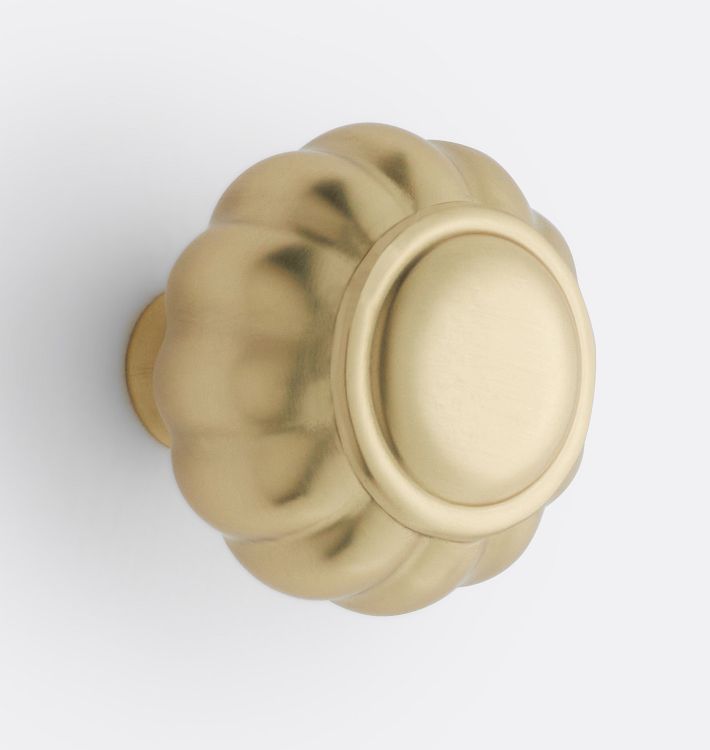 Ellis Cabinet Knob, Aged Brass