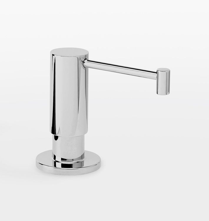 Contemporary Soap Dispenser, Polished Chrome