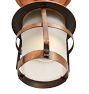 Vintage Nautical-Style Semi-Flush Copper Lantern